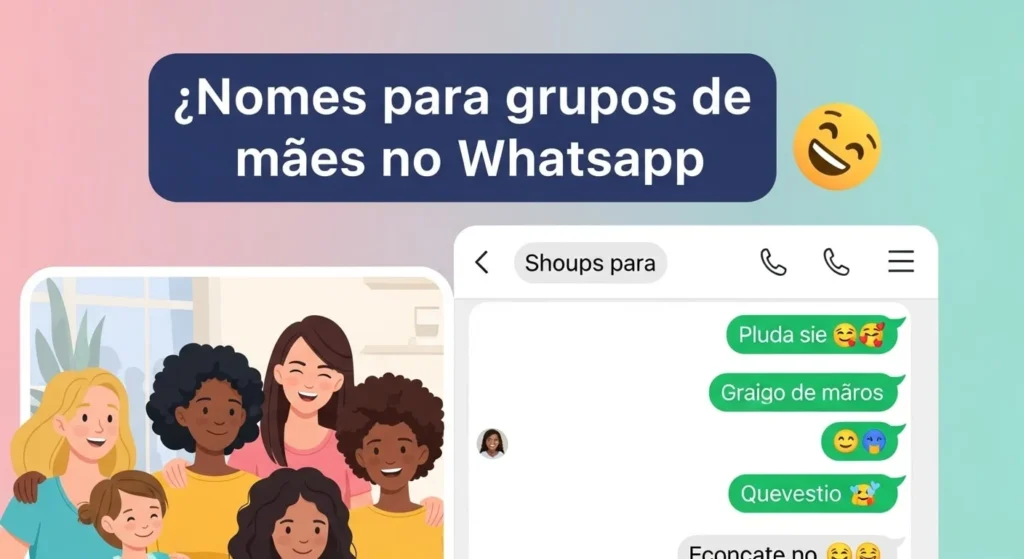 500+ Nomes Criativos para Grupos no WhatsApp 18 🔷Nomes para grupos de mães no WhatsApp