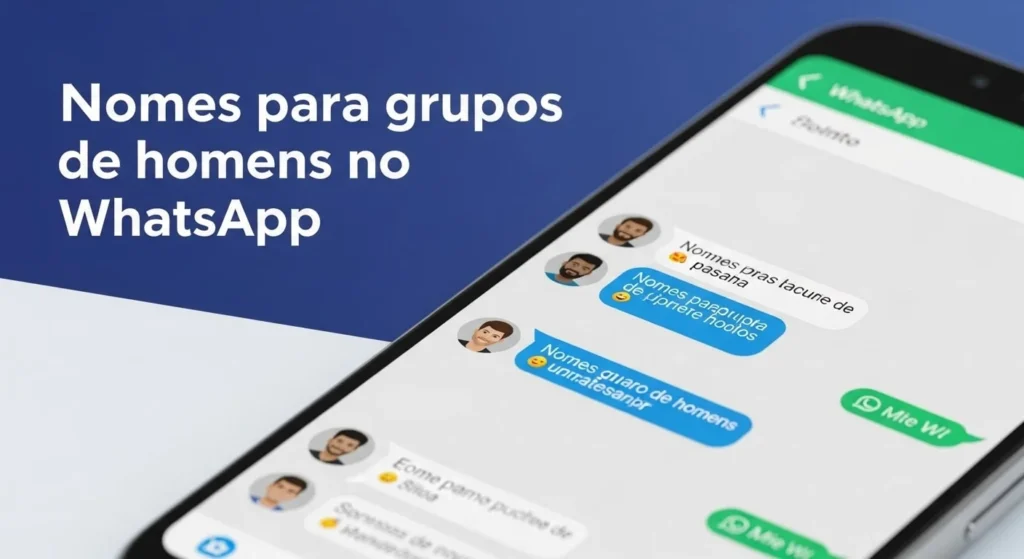 500+ Nomes Criativos para Grupos no WhatsApp 17 🔷Nomes para grupos só de homens no WhatsApp
