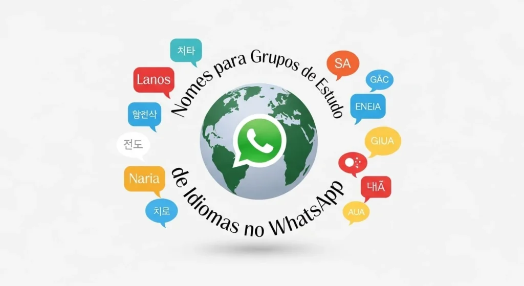 500+ Nomes Criativos para Grupos no WhatsApp 24 🔷Nomes para grupos no WhatsApp de estudo de idiomas