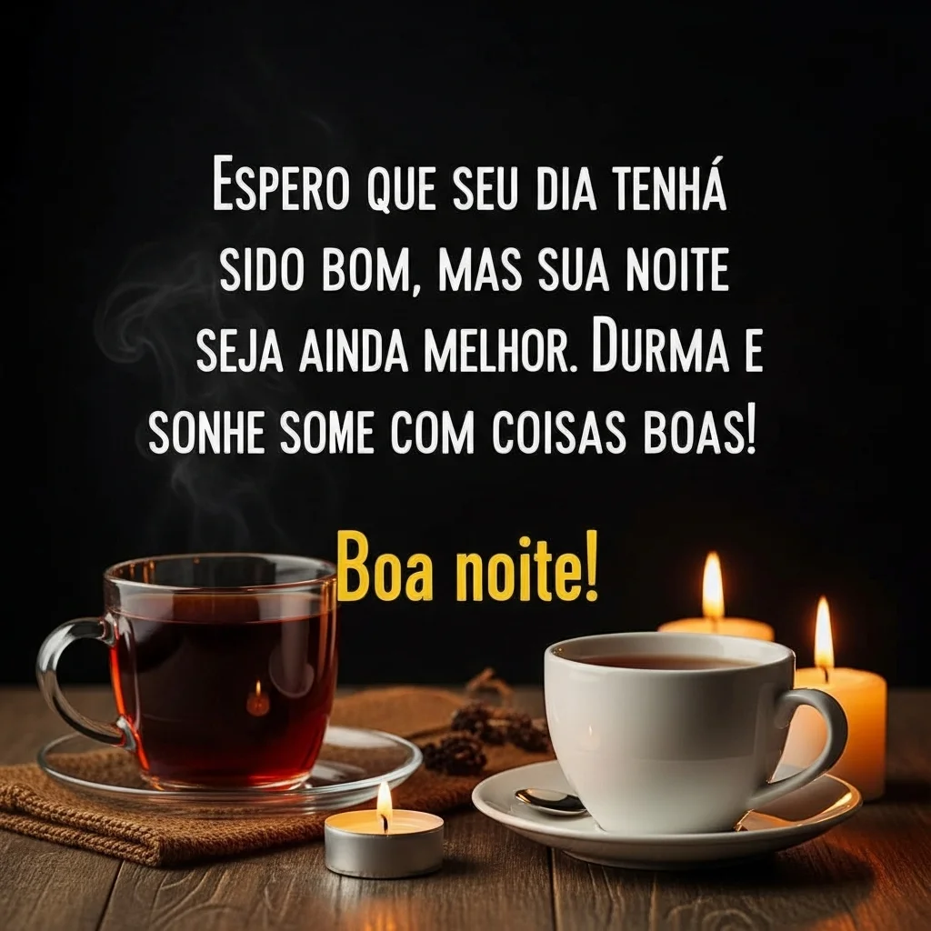 35 Mensagem de Boa Noite para WhatsApp com Imagem Bonita 4 Boa noite!