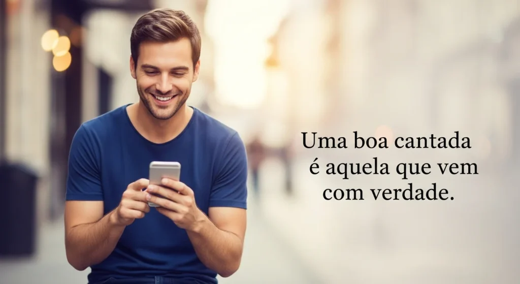 150 Cantadas Românticas para Conquistar, Encantar e se Declarar com Criatividade 12 Cantada boa é aquela que vem com verdade.