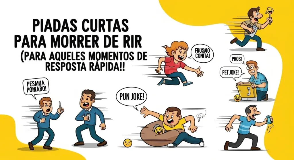 100 Piadas para Morrer de Rir: Engraçadas, Curtas e Mais! 2 Piadas Curtas para Morrer de Rir