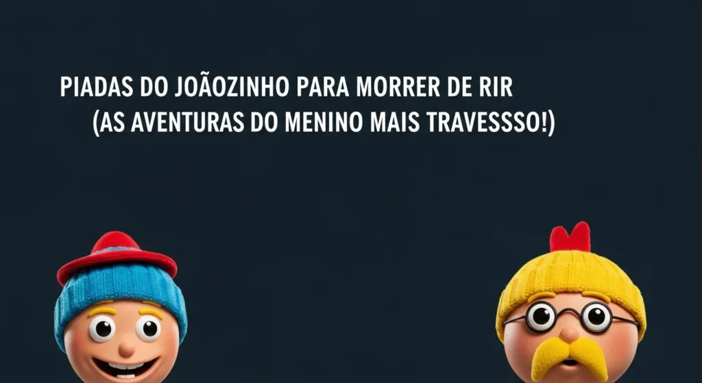 100 Piadas para Morrer de Rir: Engraçadas, Curtas e Mais! 6 Piadas do Joaozinho para Morrer de Rir