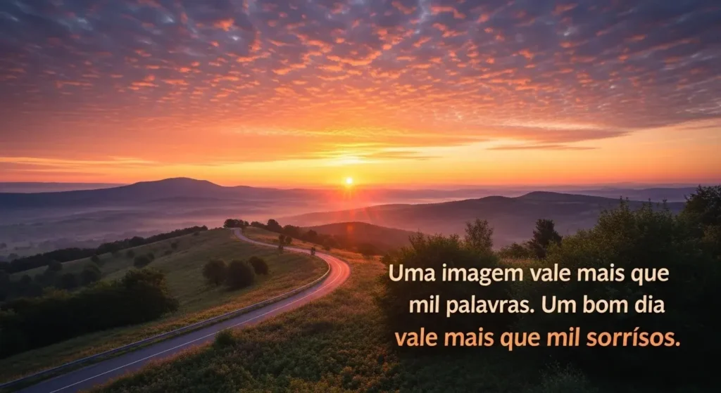 91 Mensagens de Bom Dia Quarta-Feira Diferente 8 Uma imagem vale mil palavras. Um bom dia vale mil sorrisos.