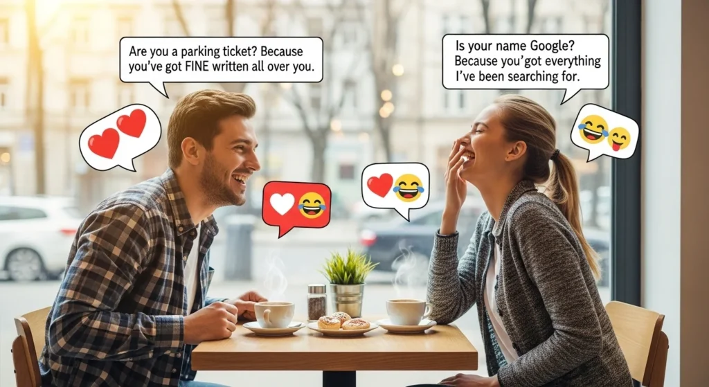 Cantadas engraçadas para começar uma conversa