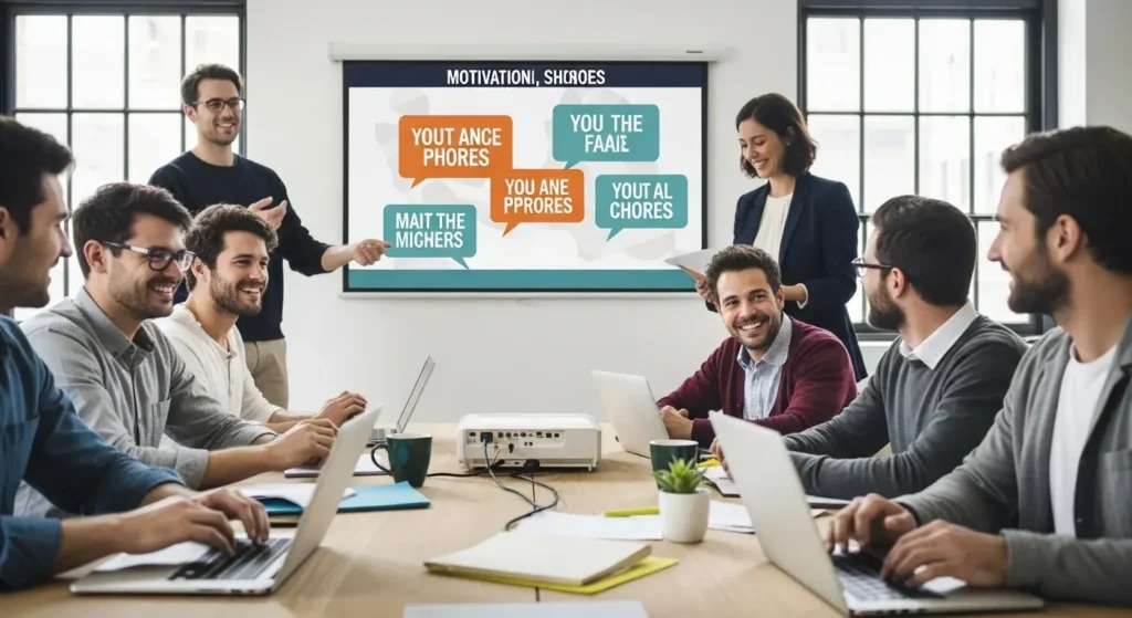 Como usar essas frases (legendas, apresentações, cartazes, team meetings)