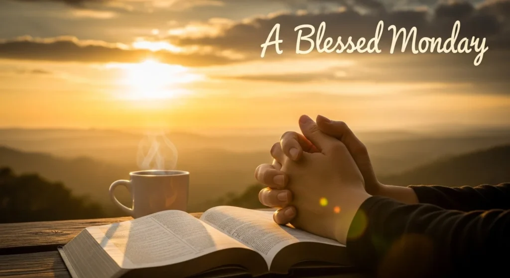 Bom Dia Segunda-Feira Abençoada por Deus