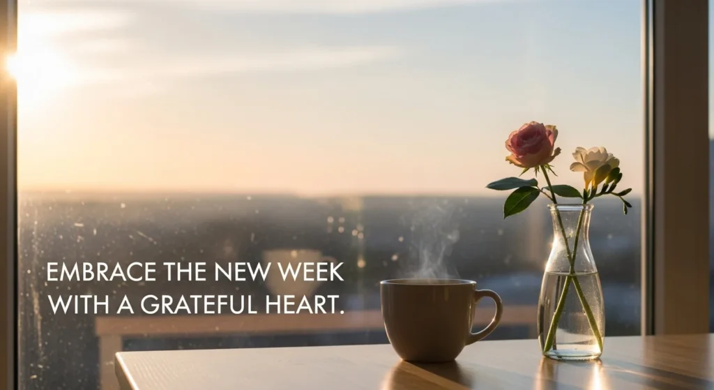 Bom Dia Segunda-Feira Simples e Positivo