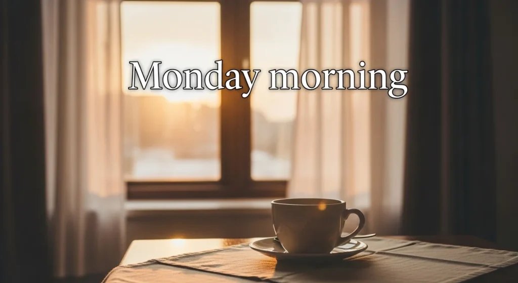 Bom Dia Segunda-Feira e Ótima Semana