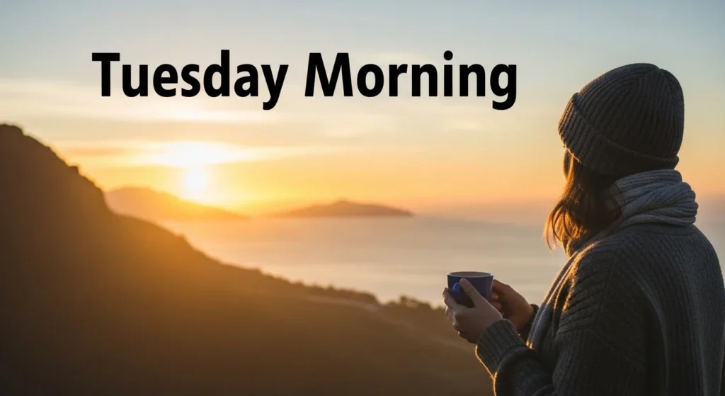 Bom Dia Terça-Feira Motivacional e de Reflexão