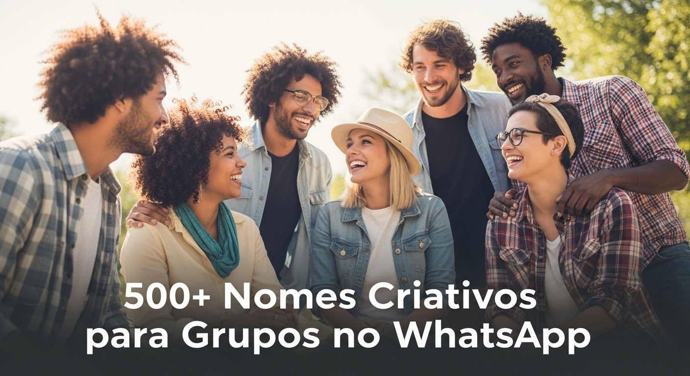 500+ Nomes Criativos para Grupos no WhatsApp 1 nomes criativos para grupos