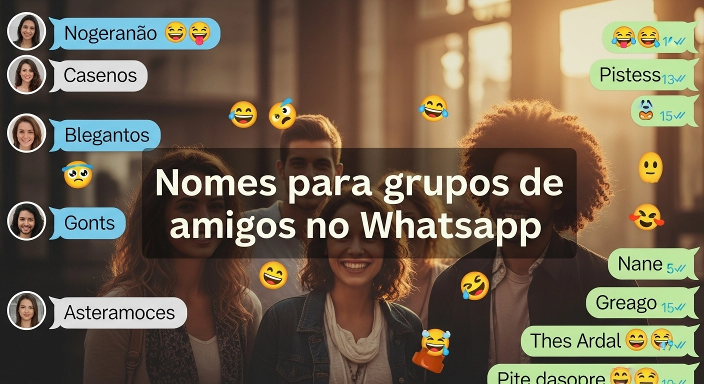 500+ Nomes Criativos para Grupos no WhatsApp 3 🔷Nomes para grupos de amigos no WhatsApp