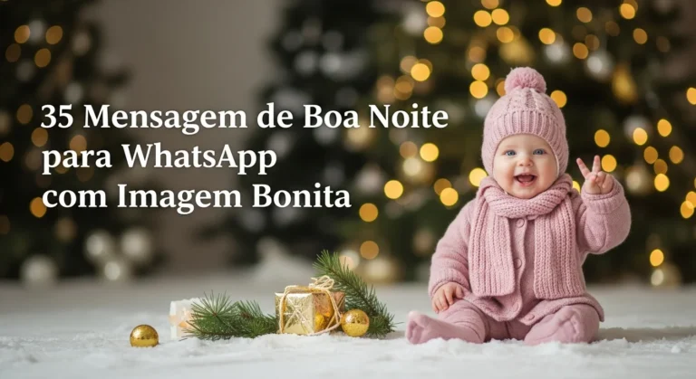 35 Mensagem de Boa Noite para WhatsApp com Imagem Bonita