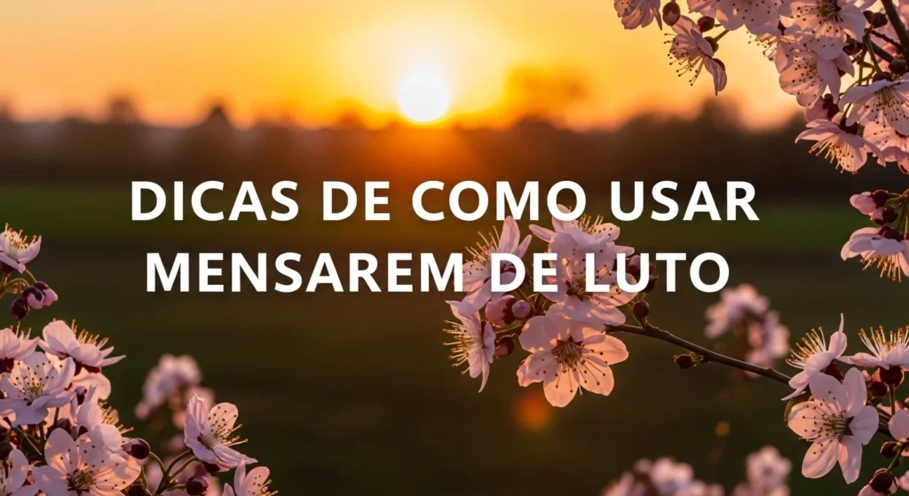 Mensagem de Luto: 90 Frases para Mãe, Amigo, Tia e Mais com Consolo e Fé 11 Dicas de Como Usar Mensagem de Luto