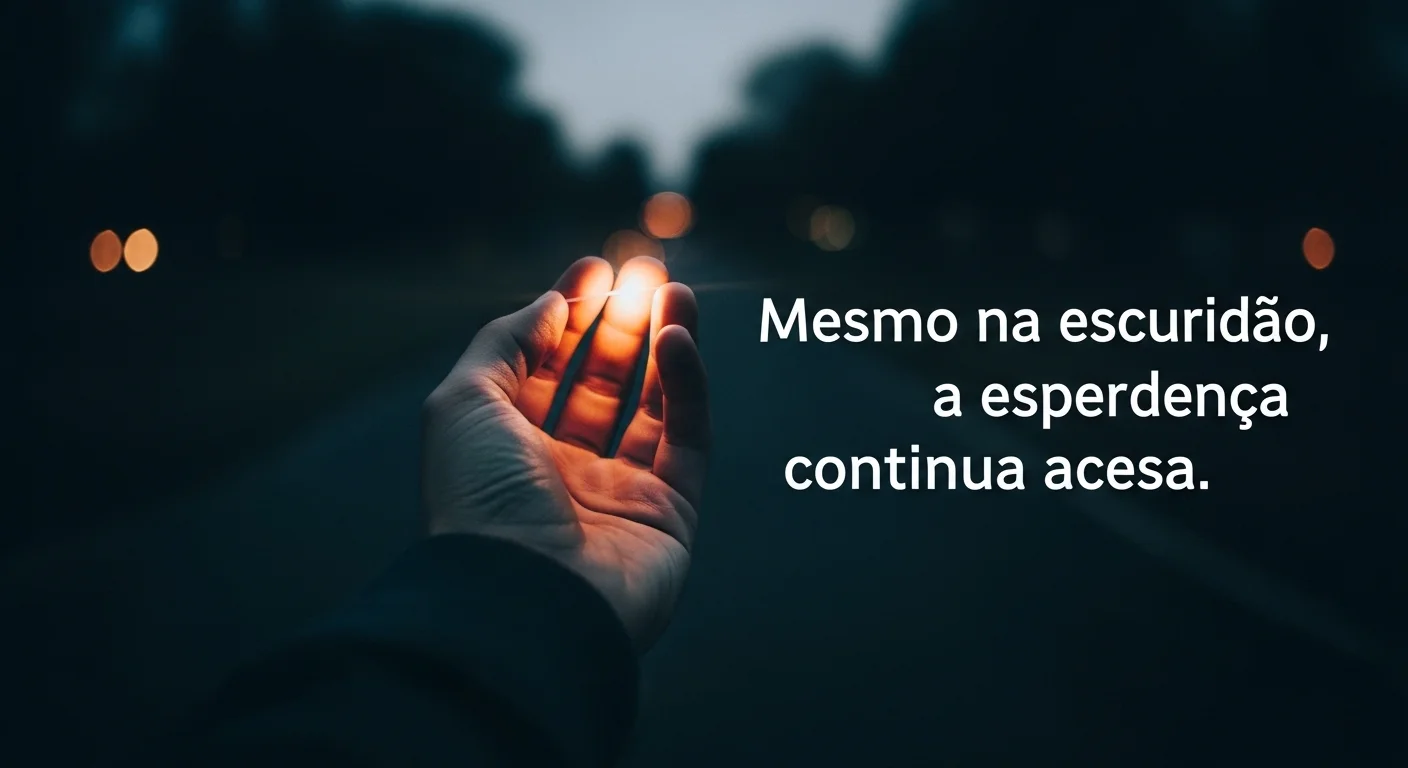 95 mensagem de esperança para Dias Difíceis: Fé, Positividade e Força Interior 1 Mesmo na escuridao a esperanca continua acesa