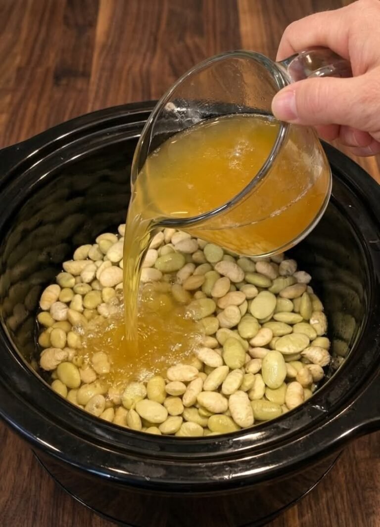 Slow Cooker Amish Lima Beans