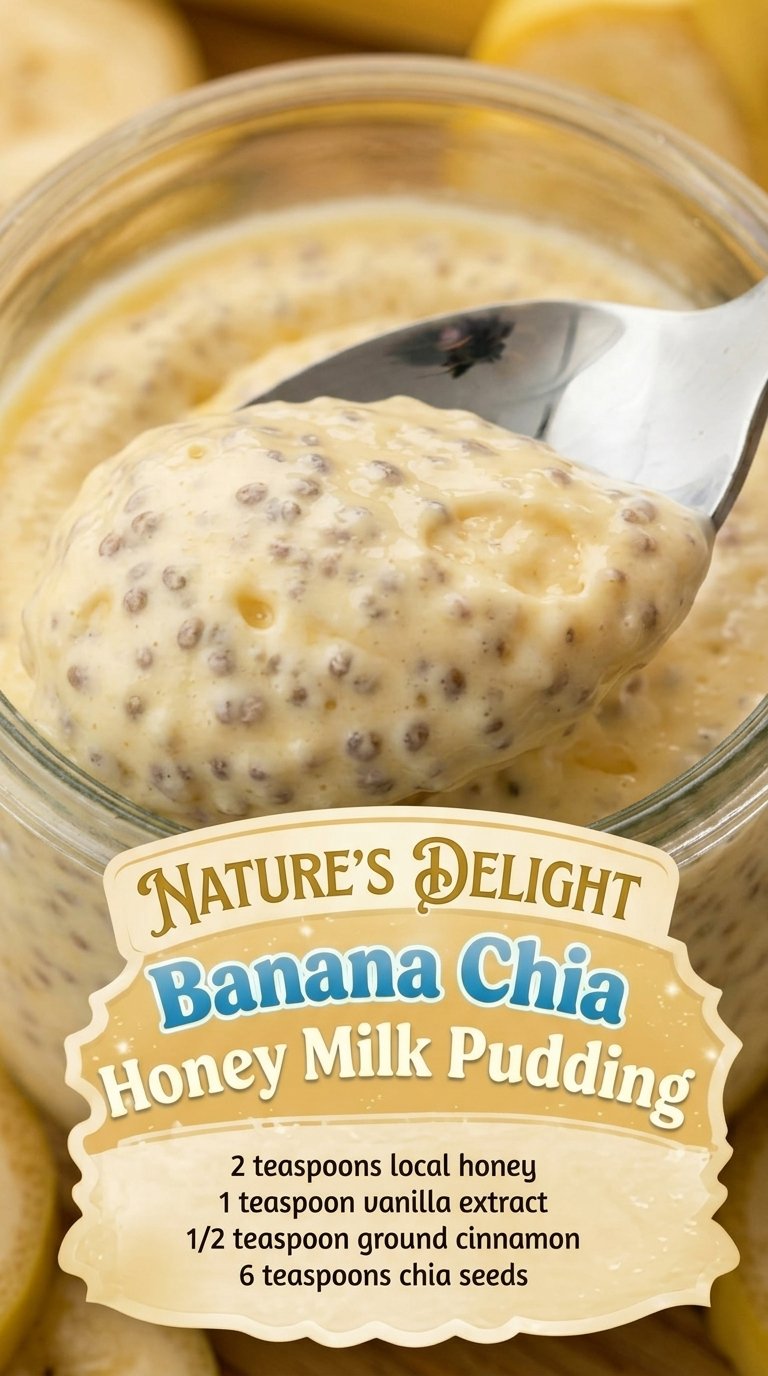 Banana chia honey milk pudding 202606140753